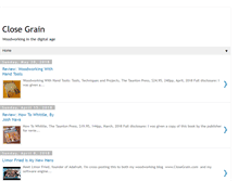 Tablet Screenshot of closegrain.com